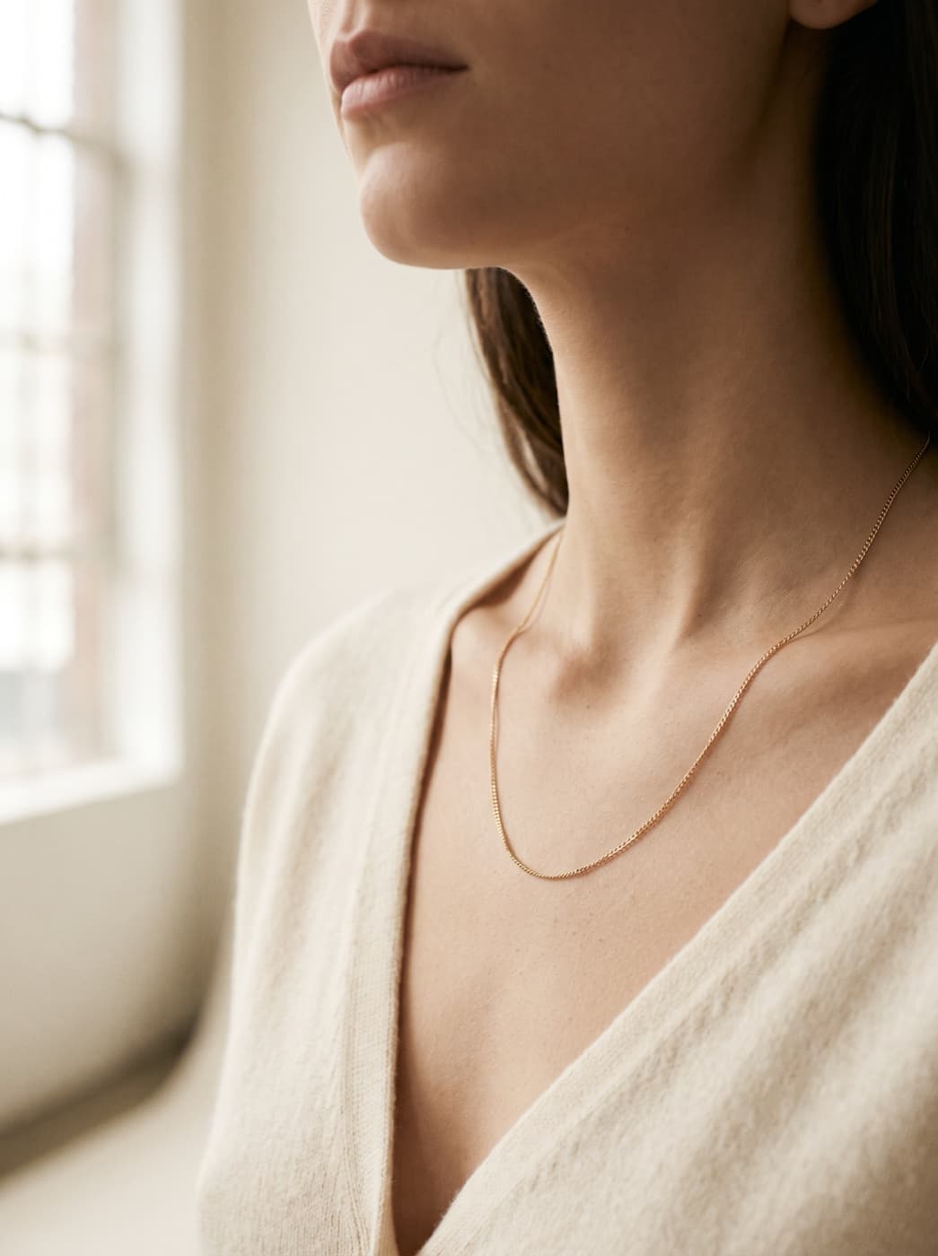 Thin Gold-Plated Necklace